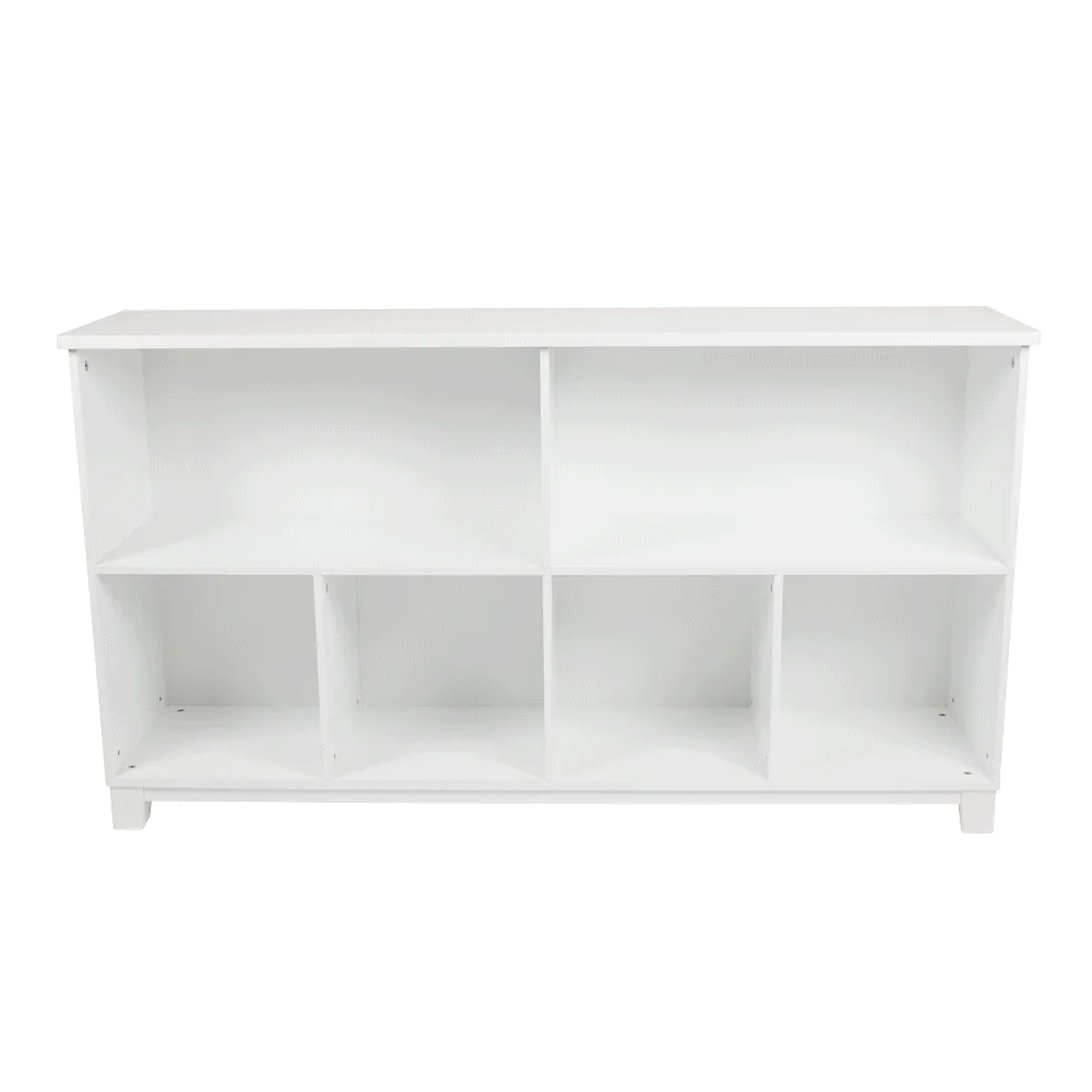 Blake Long Storage Shelf Unit, White