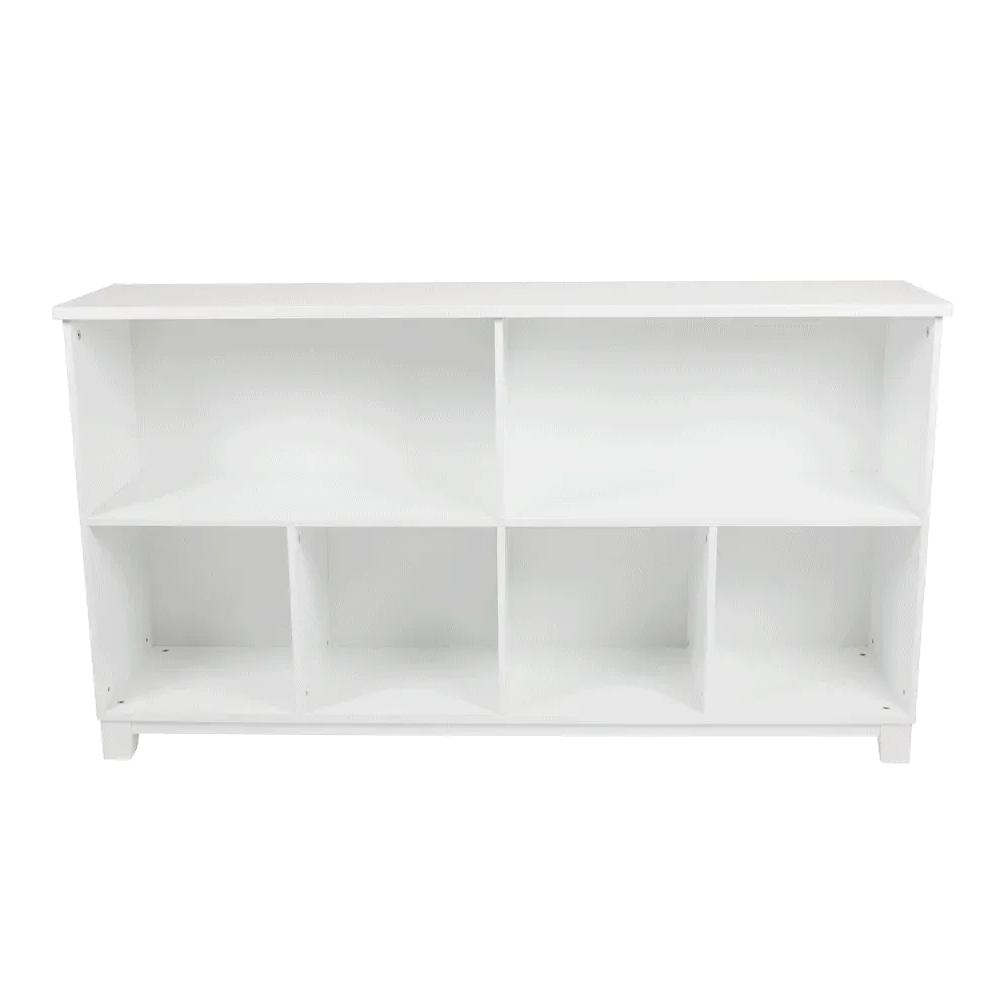 Blake Long Storage Shelf Unit, White