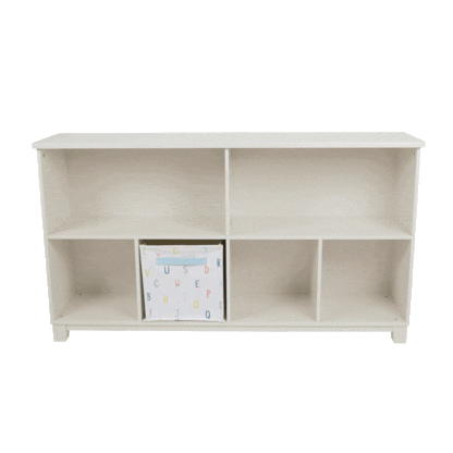 Blake Long Storage Shelf Unit, Oatmeal