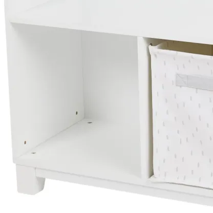 Blake Storage Shelf Unit, White