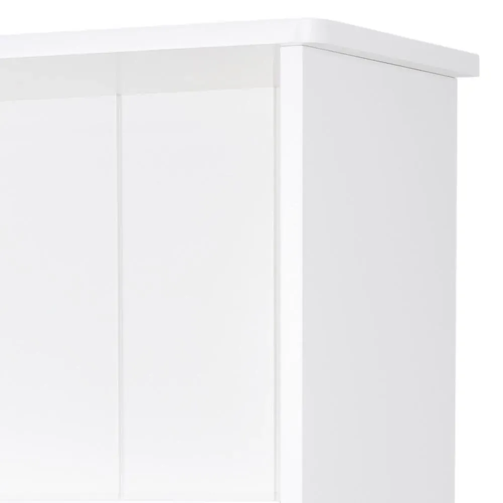 Crompton Tall Bookcase in White