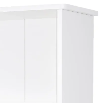 Crompton Tall Bookcase in White
