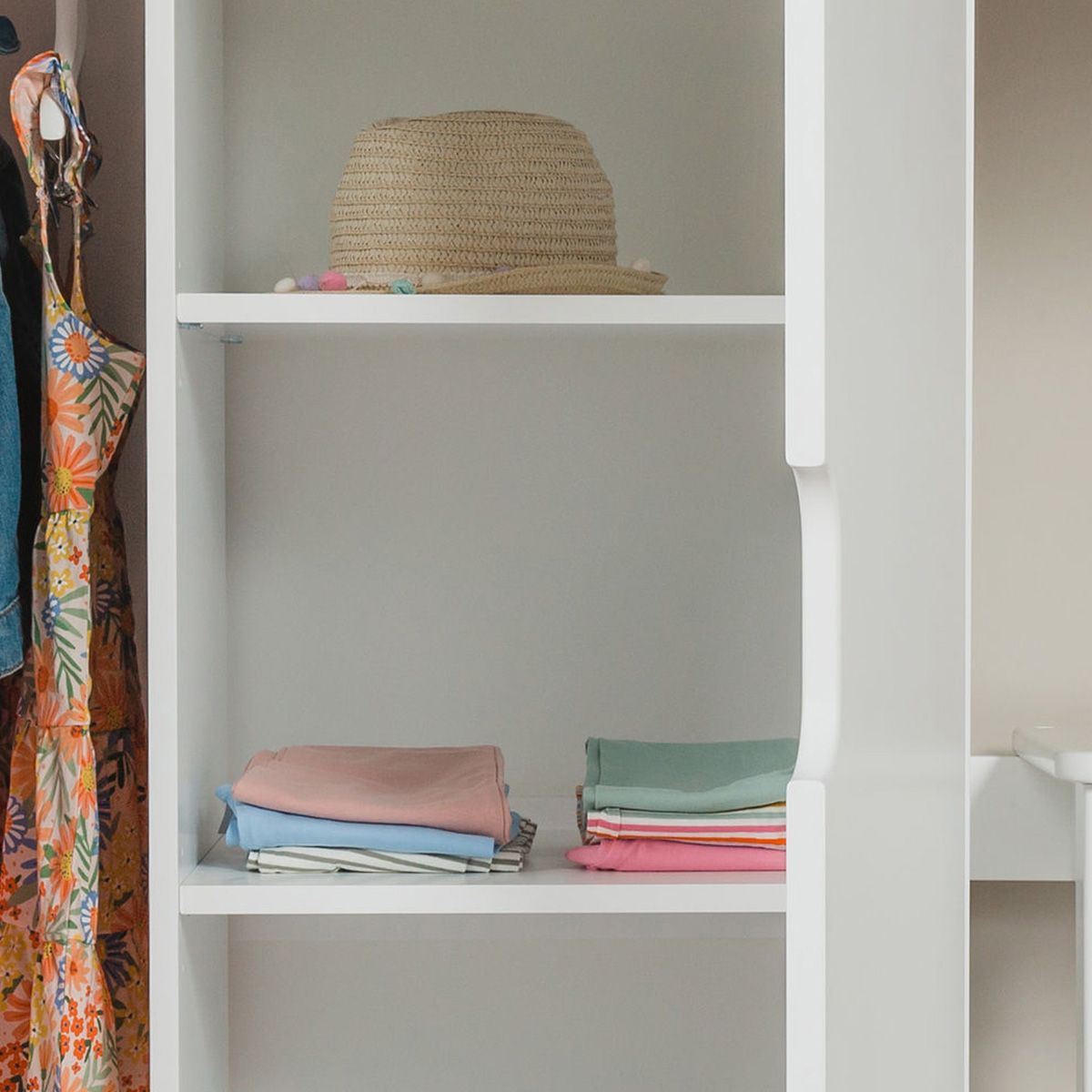Warwick Wardrobe Extra Shelf - Silk White