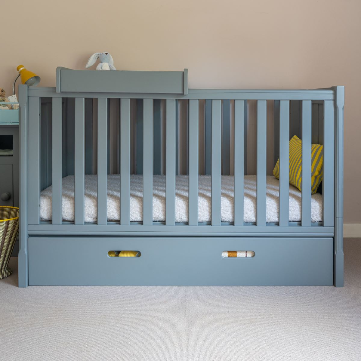 Charterhouse Cot Bed - Dark Grey