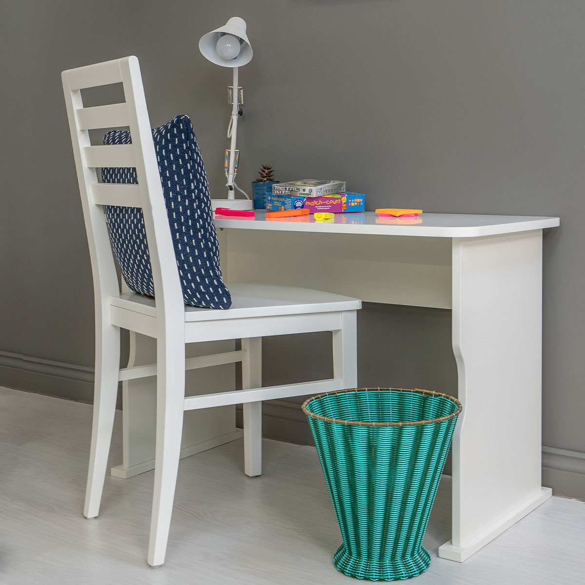 Child's Ladderback Chair - Silk White