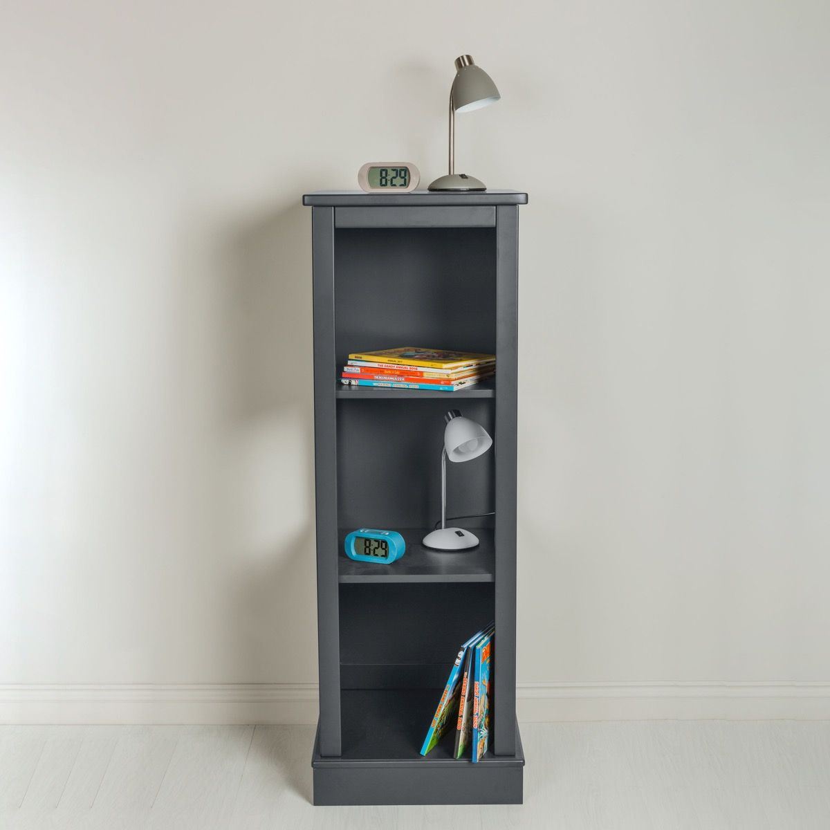 Children's Tall Bedside For Bunks - Dark Grey