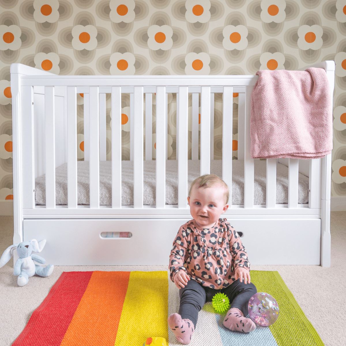 Belvoir Cot Bed - Silk White