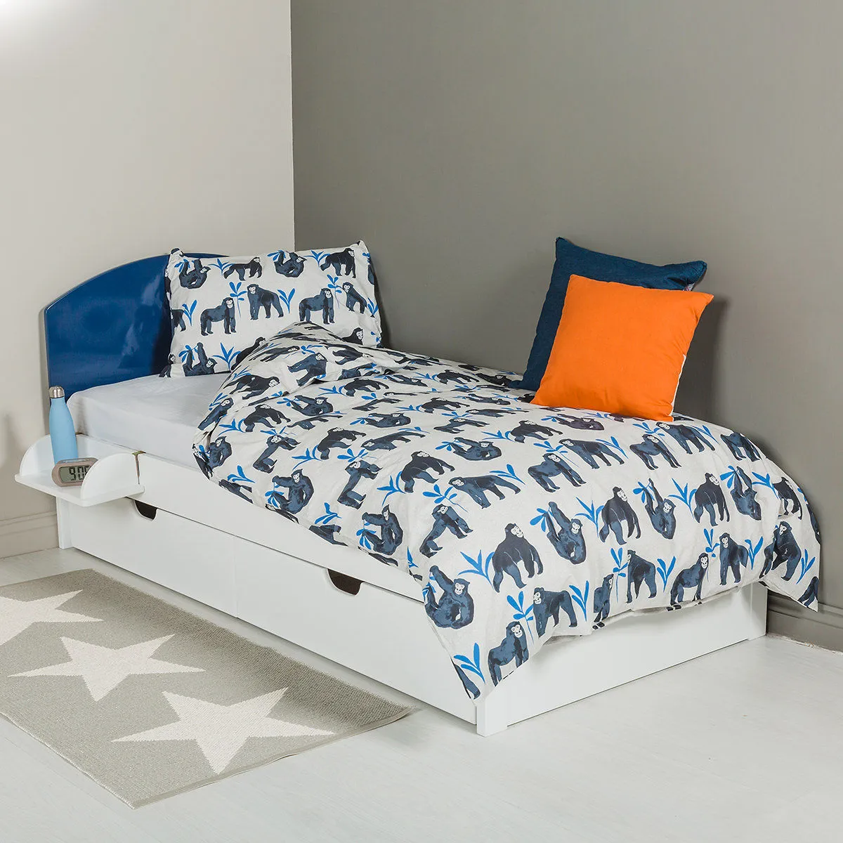 The Colourful Children's Single Bed - Blue