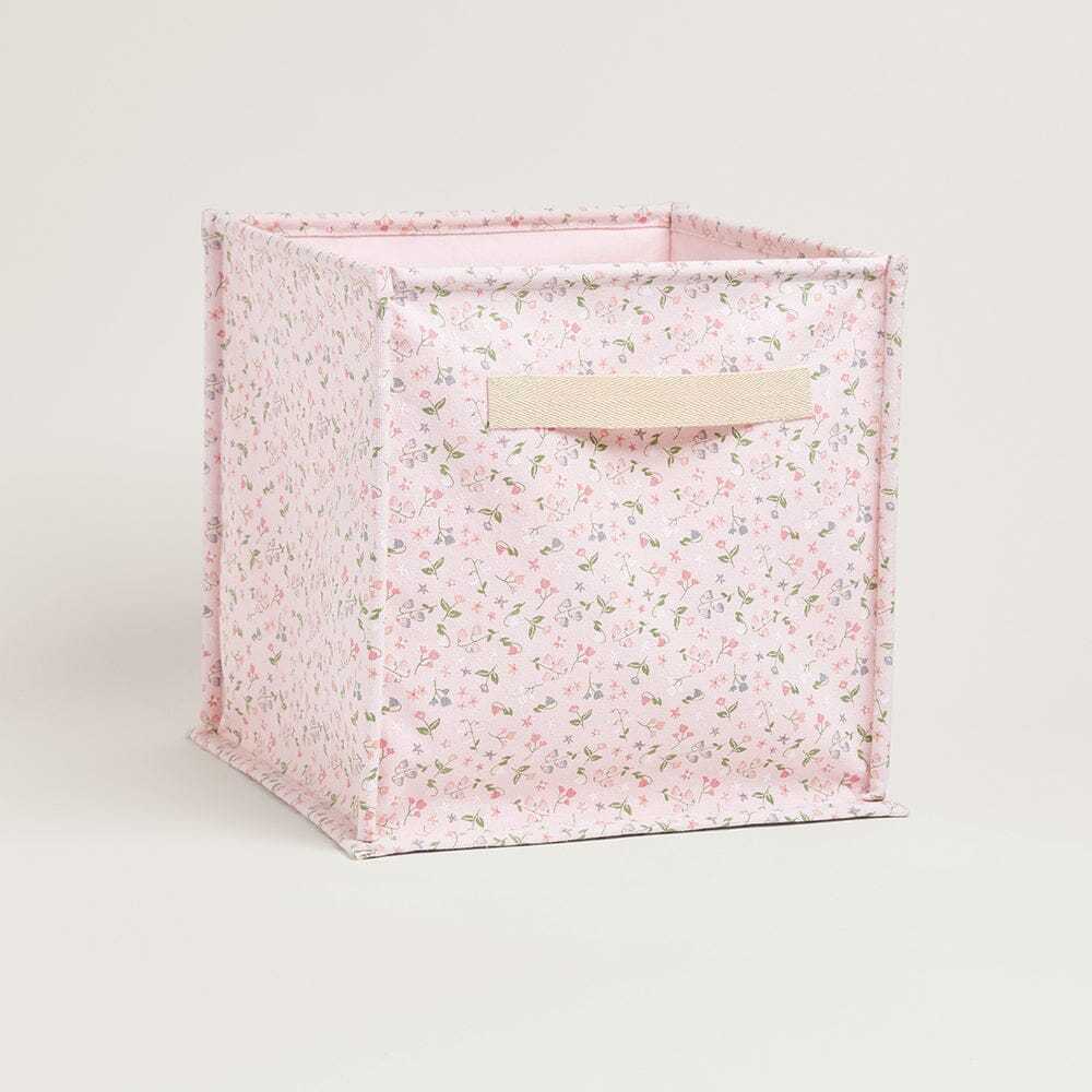 Canvas Storage Cube, Ditsy Floral