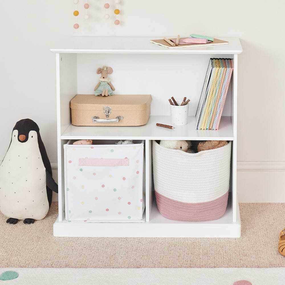 Canvas Storage Cube, Pastel Spot