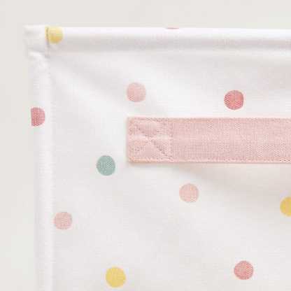 Canvas Storage Cube, Pastel Spot