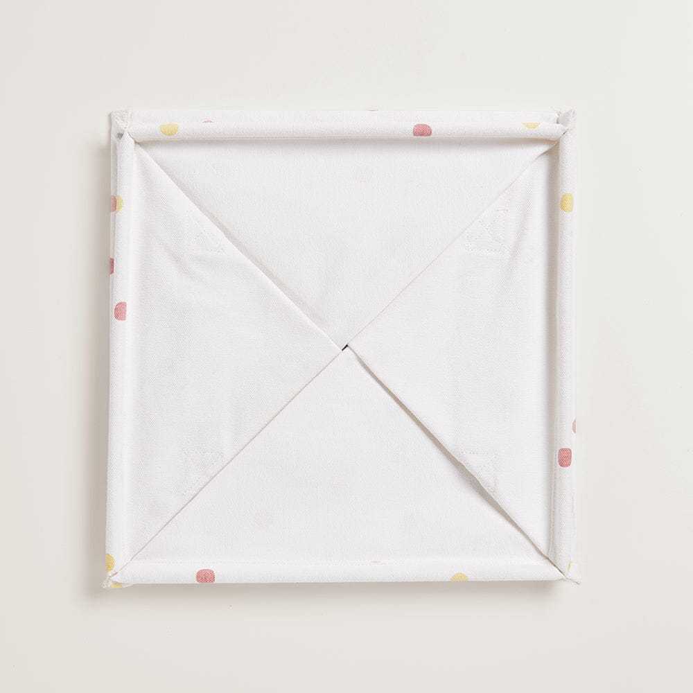 Canvas Storage Cube, Pastel Spot