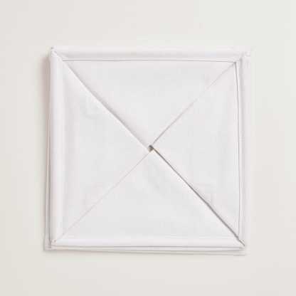 Canvas Storage Cube, White