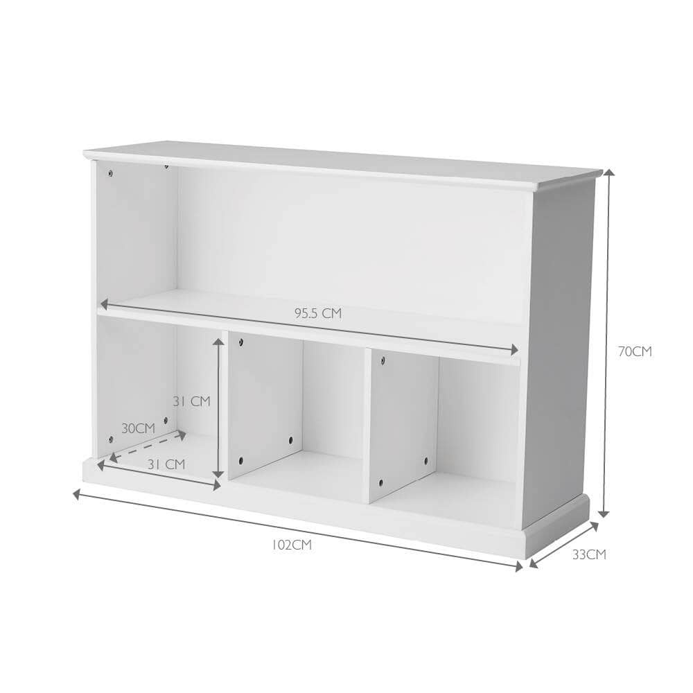 Abbeville Storage Shelf Unit, White