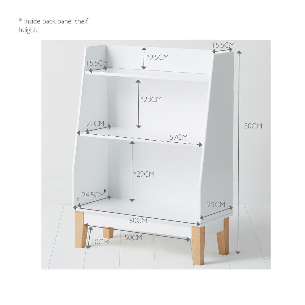 Small Potter Bookcase, White