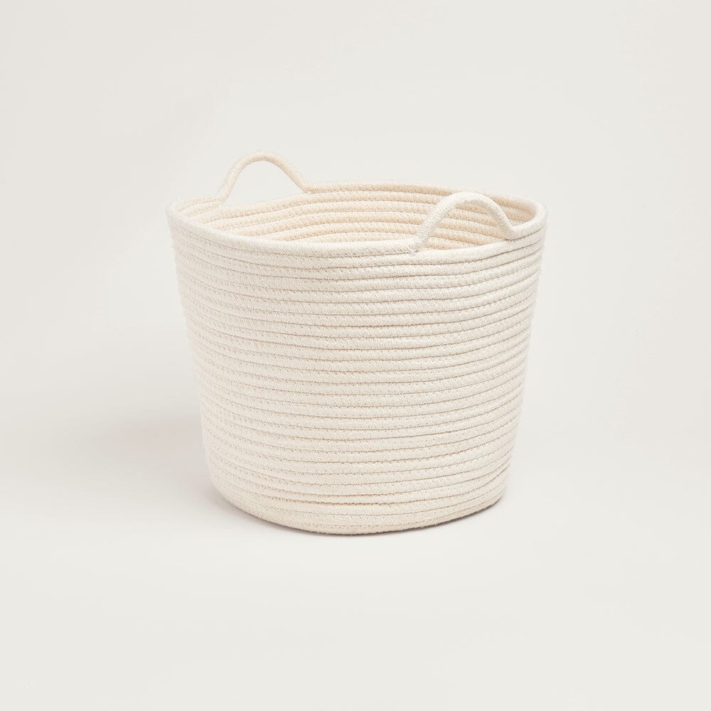 Rope Storage Basket, Ivory