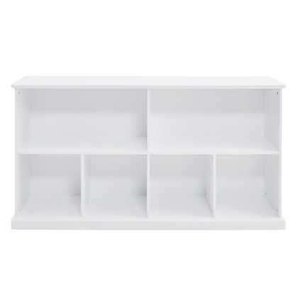 Abbeville Long Shelf Unit, White