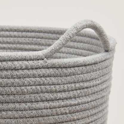 Rope Storage Basket, Ivory & Grey