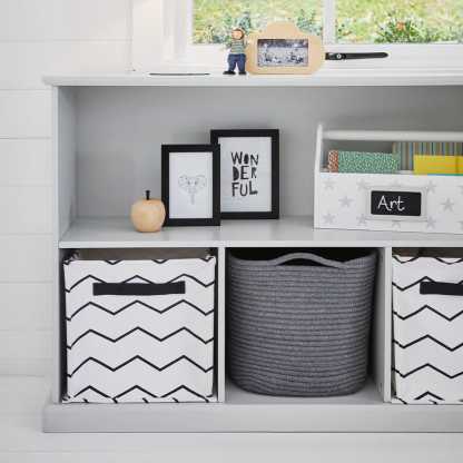 Abbeville Storage Shelf Unit, Cloud Grey