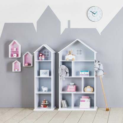 Townhouse Bookcase, Cloud Grey