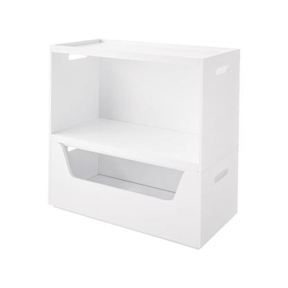 Rackham Storage Set 4, Toy Box Storage Unit with Bookshelf