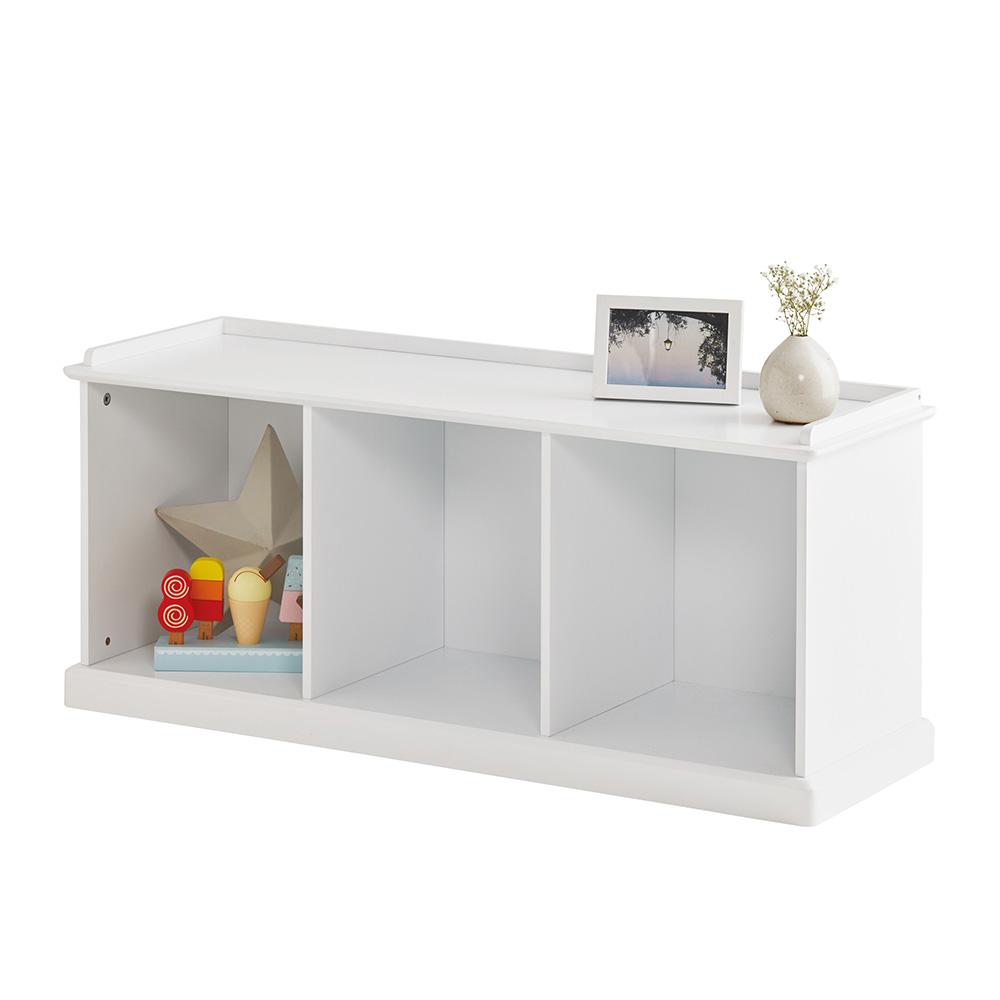 Abbeville Storage Bench, White