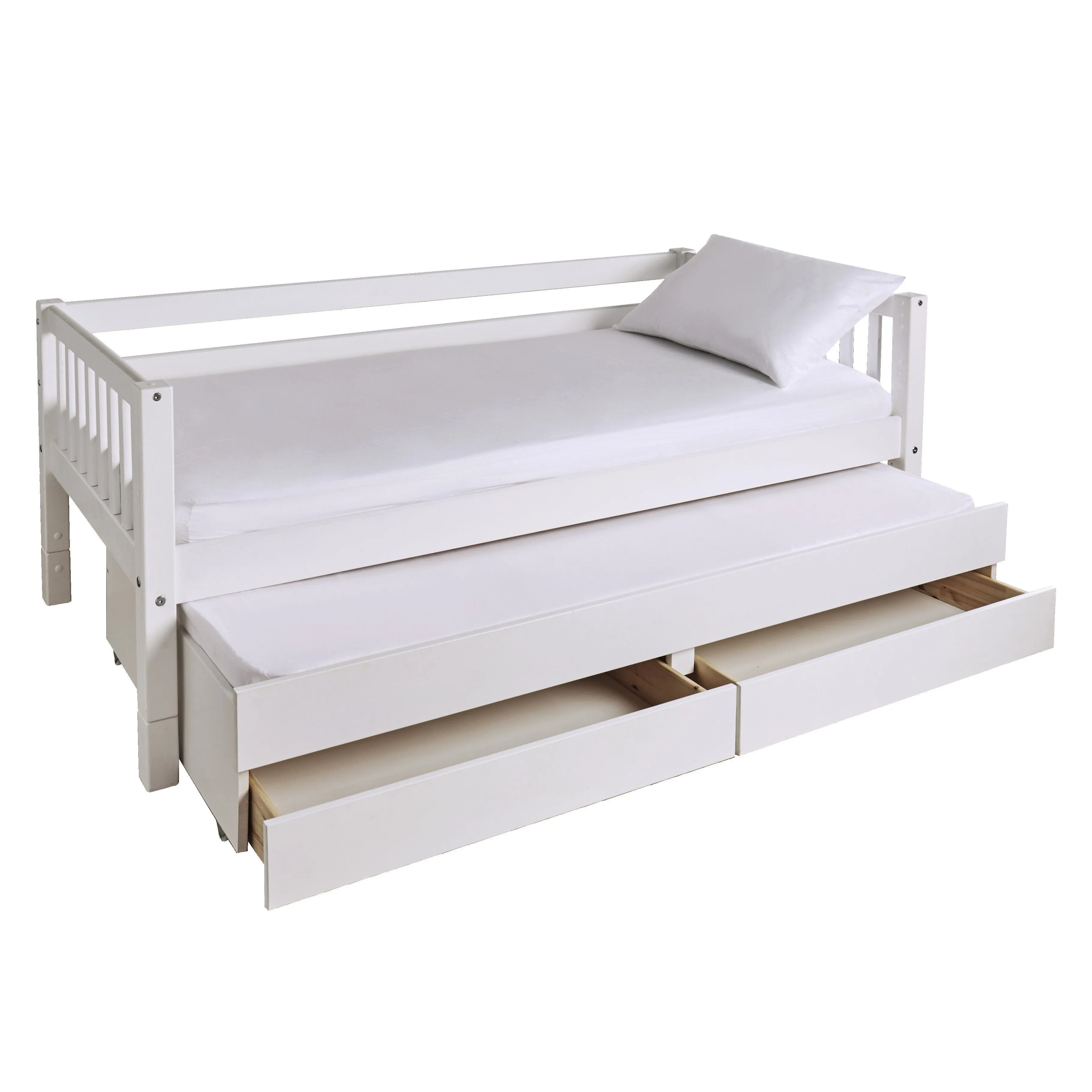 Griffin Single Storage Bed with Truckle & Drawers