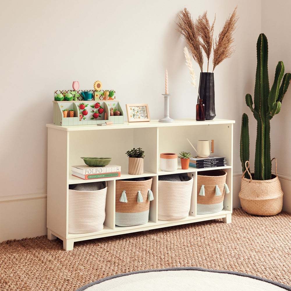 Blake Long Storage Shelf Unit, Oatmeal