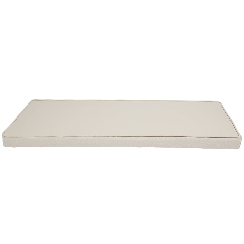 Washable Bench Cushion, Natural