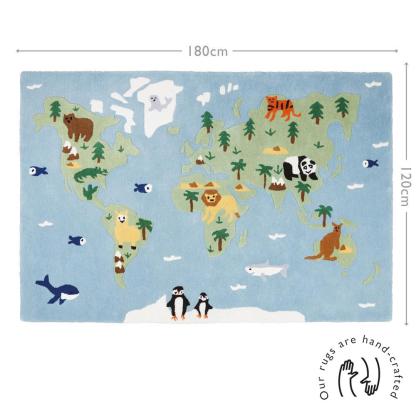 Around the World Rug, 180 x 120 (cm)