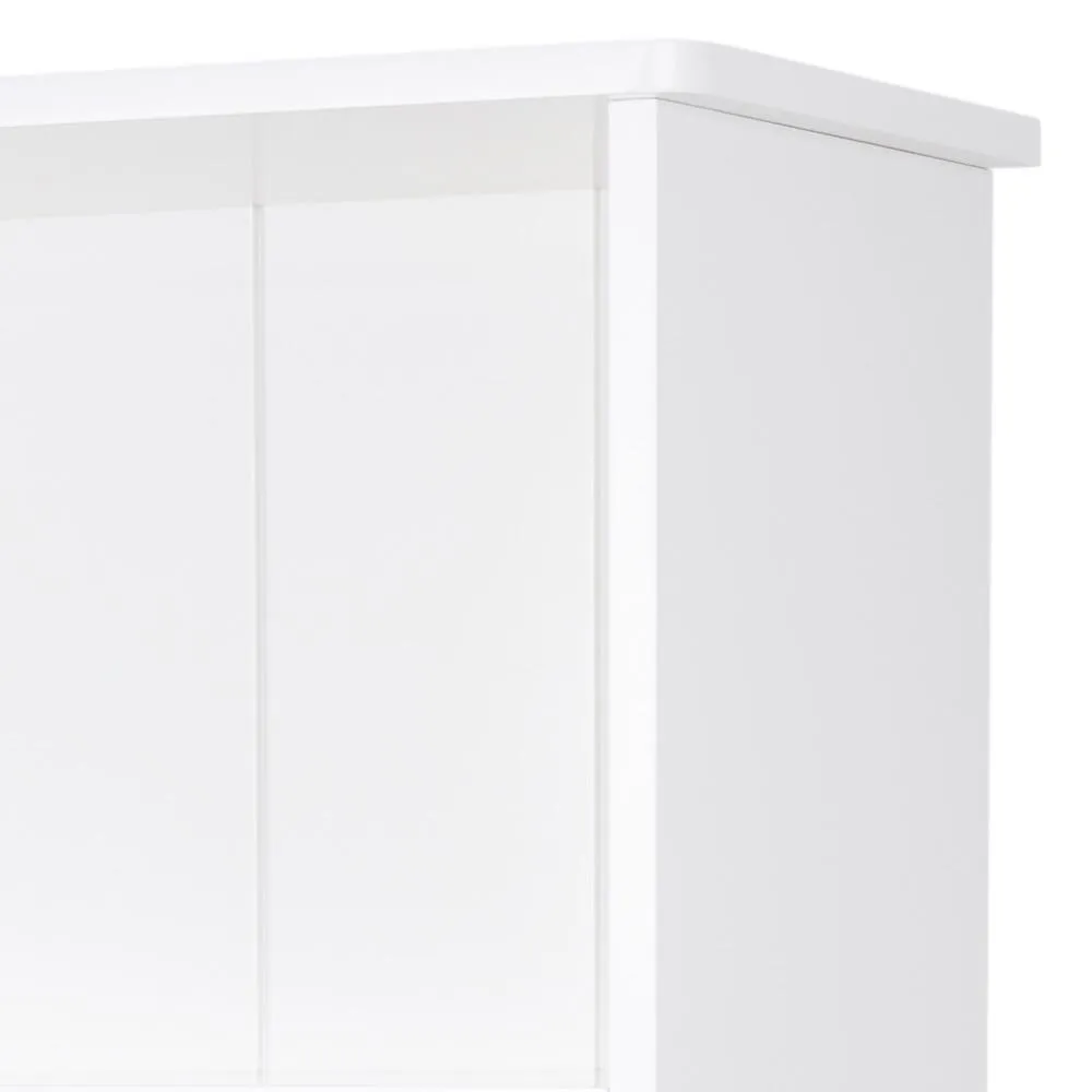 Crompton Tall Bookcase in White