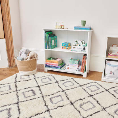Crompton low bookcase in living room
