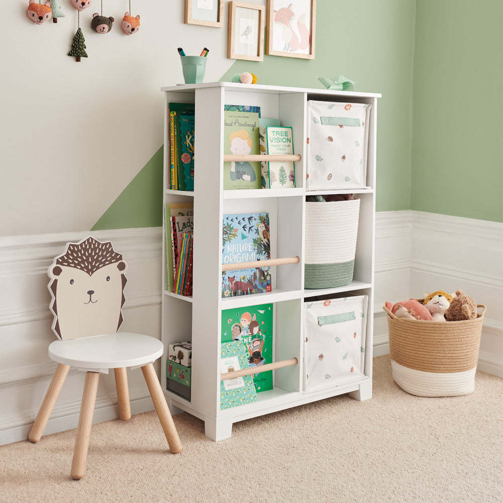 Woodland playroom with wonderland bookcase