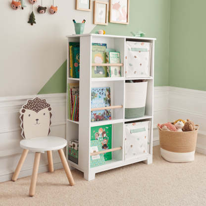 Woodland playroom with wonderland bookcase