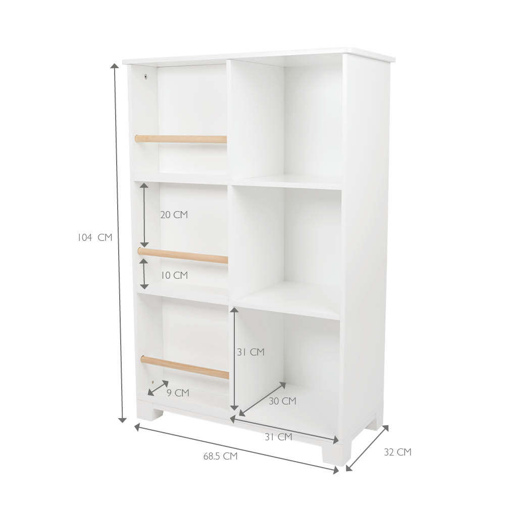 Measurements of wonderland bookcase