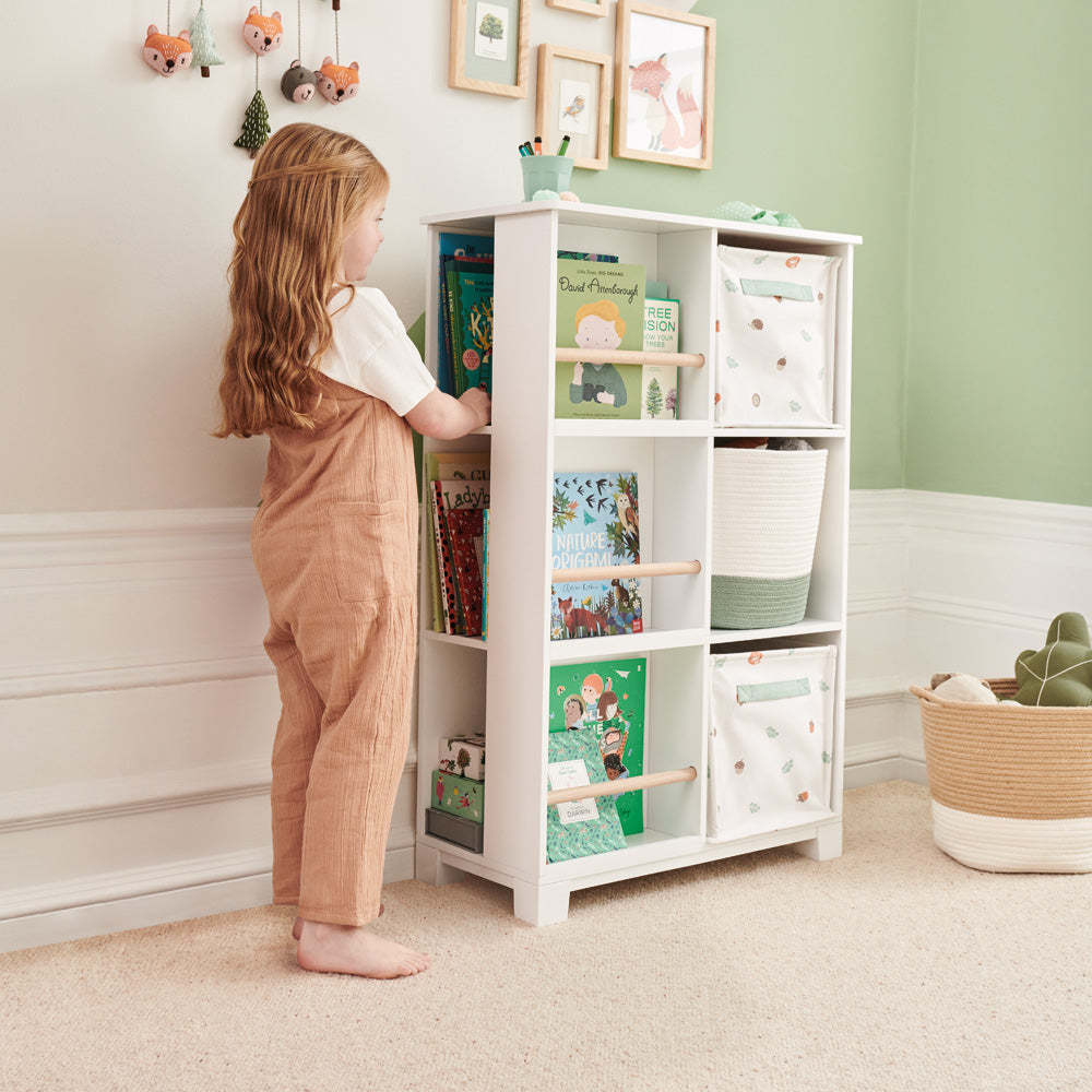 childrens wooden bookcase