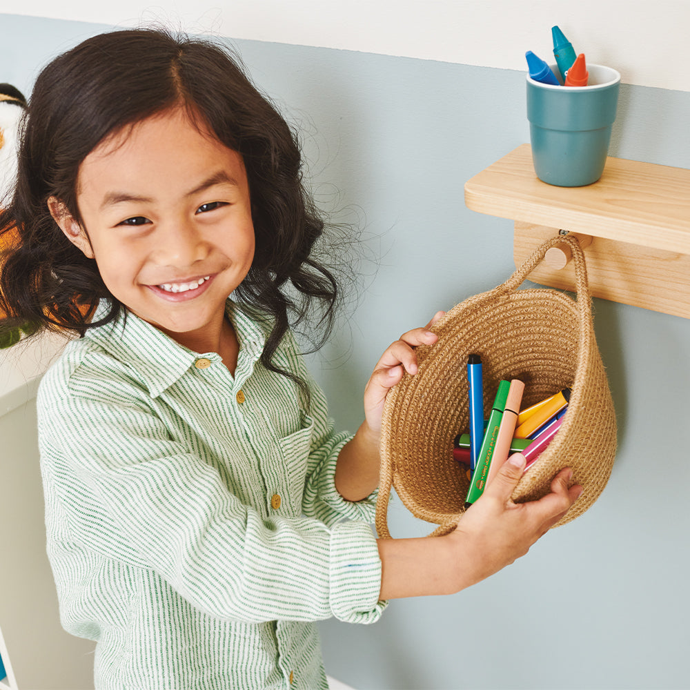 Mini Rope Storage Baskets, Natural (Set of 3)