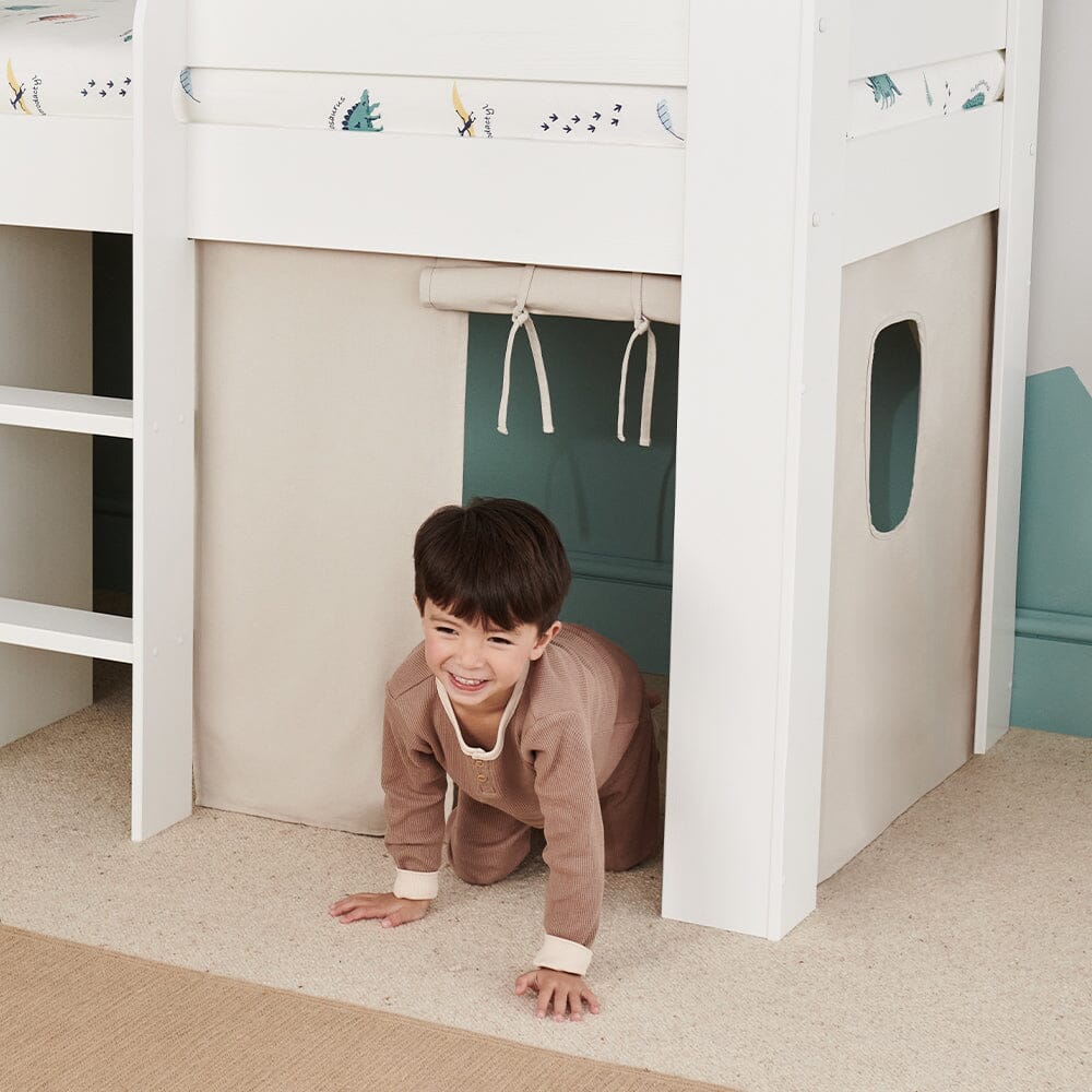 Paddington Bed Curtains, Natural
