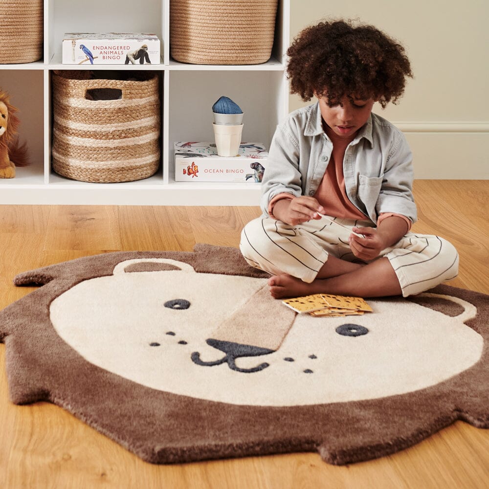 Children's Animal Rug, Lion