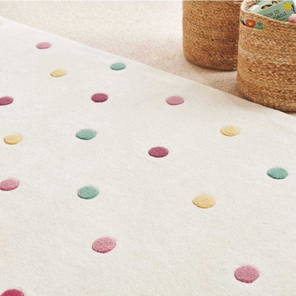 Pastel Spot Rug, 120 x 90 (cm)