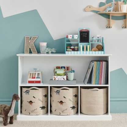 Woven Storage Basket, Dinosaur Explorer