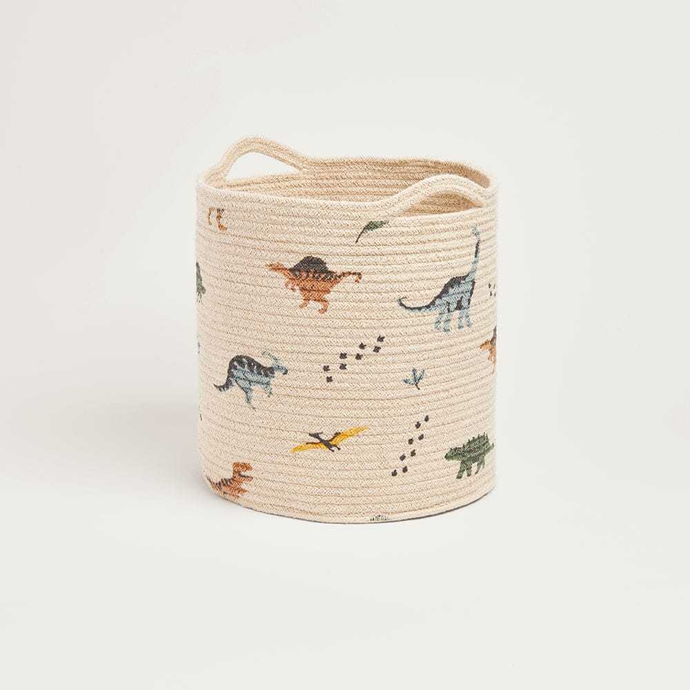 Woven Storage Basket, Dinosaur Explorer