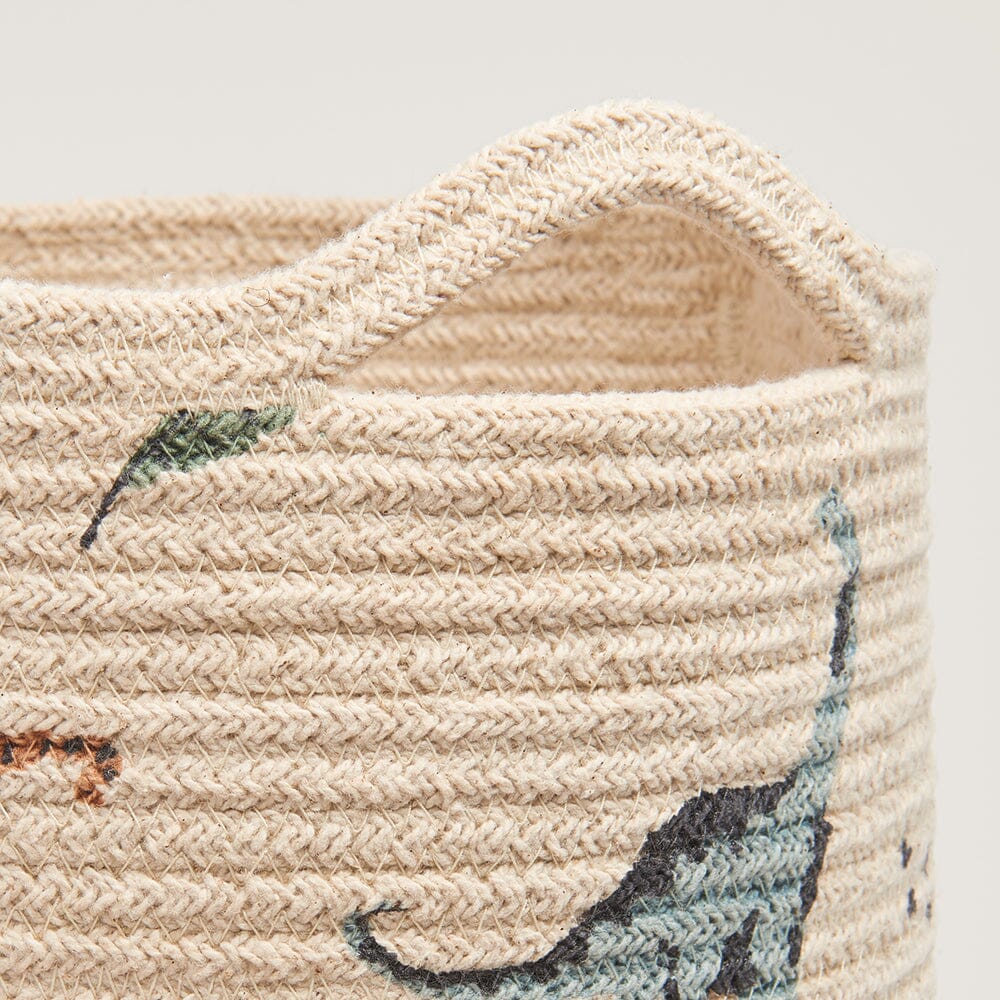 Woven Storage Basket, Dinosaur Explorer