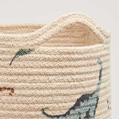 Woven Storage Basket, Dinosaur Explorer