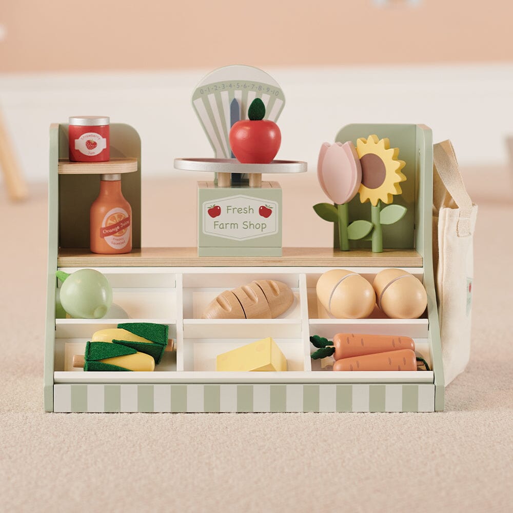 Fresh Farm Wooden Market Stall