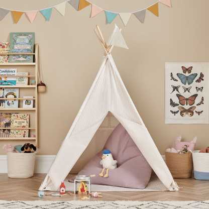 Play Teepee, Natural Stripe