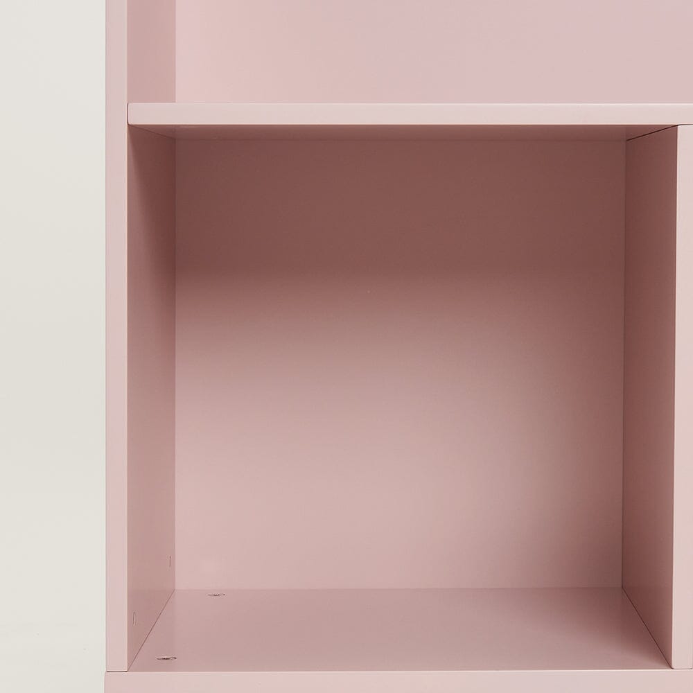 Blake Storage Shelf Unit, Chalk Pink