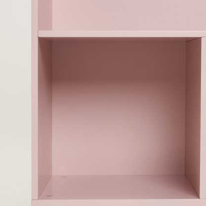 Blake Storage Shelf Unit, Chalk Pink
