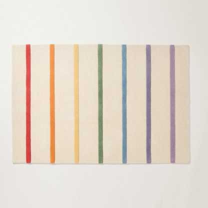 Rainbow Stripe Rug, LRG 180 x 120 (cm)