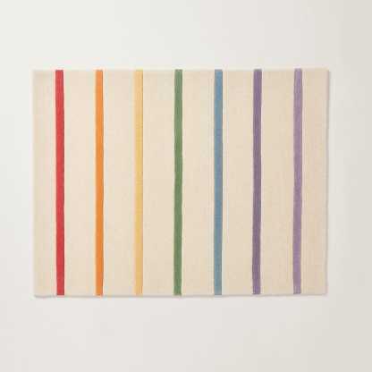 Rainbow Stripe Rug, MED 120 x 90 (cm)